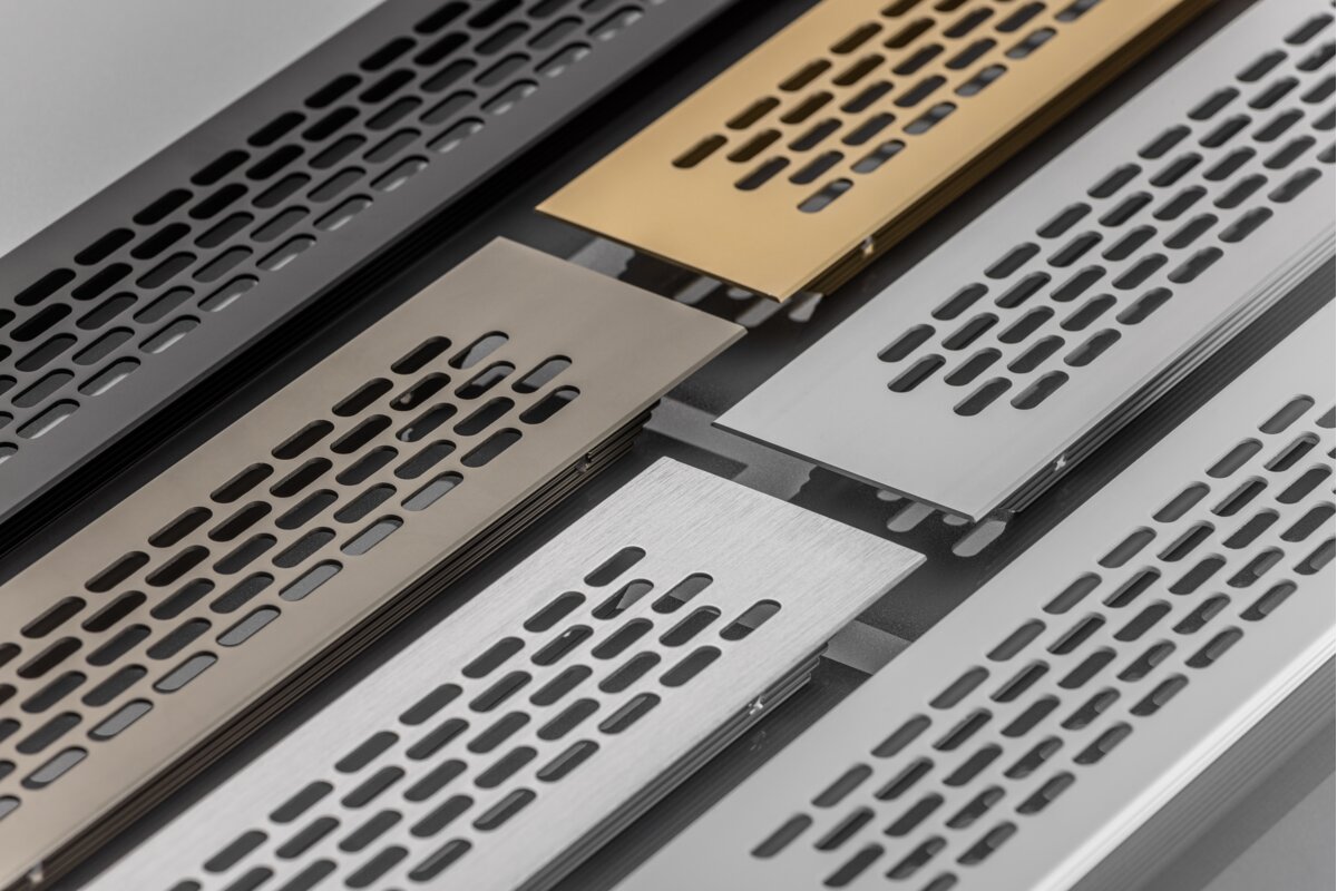 Aluminium Furniture Ventilation Grille – 60 × 245 mm