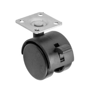 Caster with brake KMH-40 mm plastic