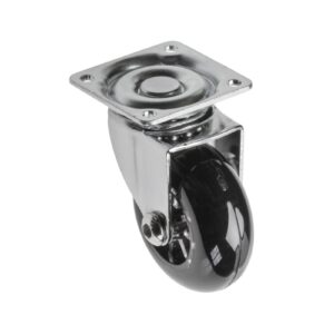 Furniture wheel, Brazylia, black, 50mm (without brake)