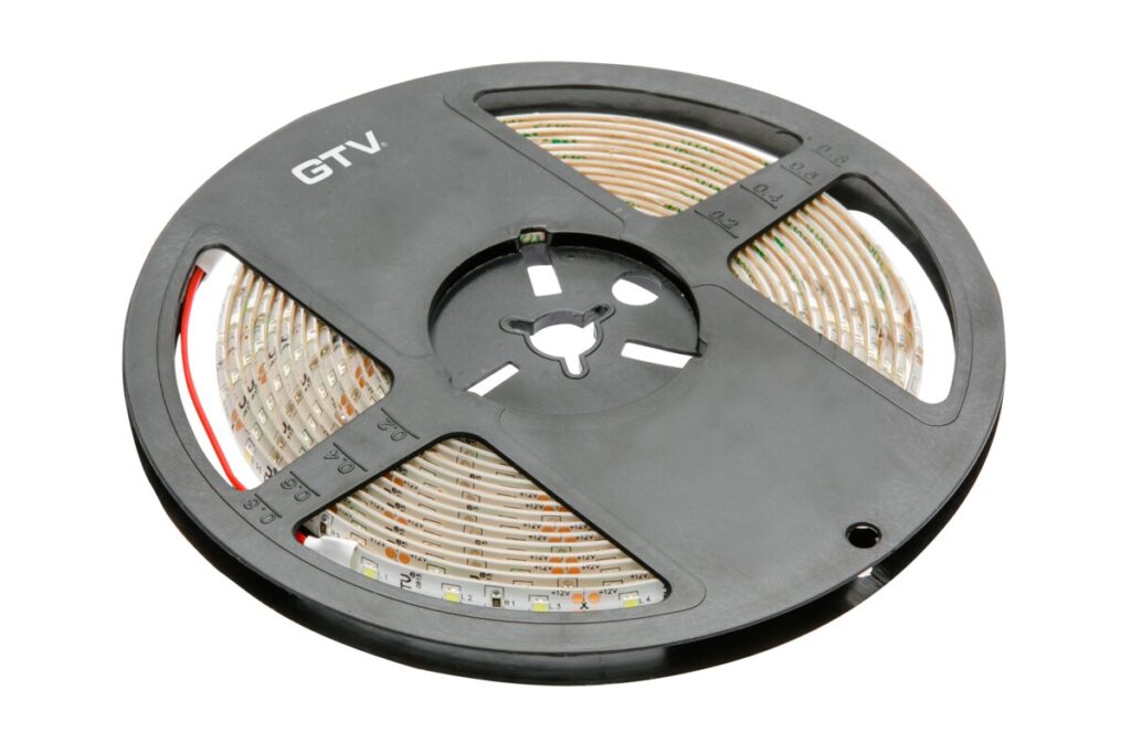 LED strip 2835, DC12V, 300LED/5m, 11 W/m, 850 lm/m, 3200K, IP20, roll 5 m