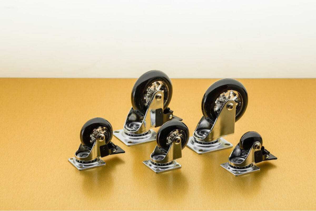 Furniture wheel, Brazylia, black, 50mm (without brake)