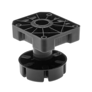 Leg ML heavy duty 500 kg h 85-125mm plastic black NEW