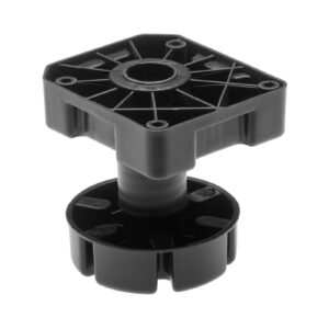 Leg ML heavy duty 500 kg h 95-145mm plastic black NEW
