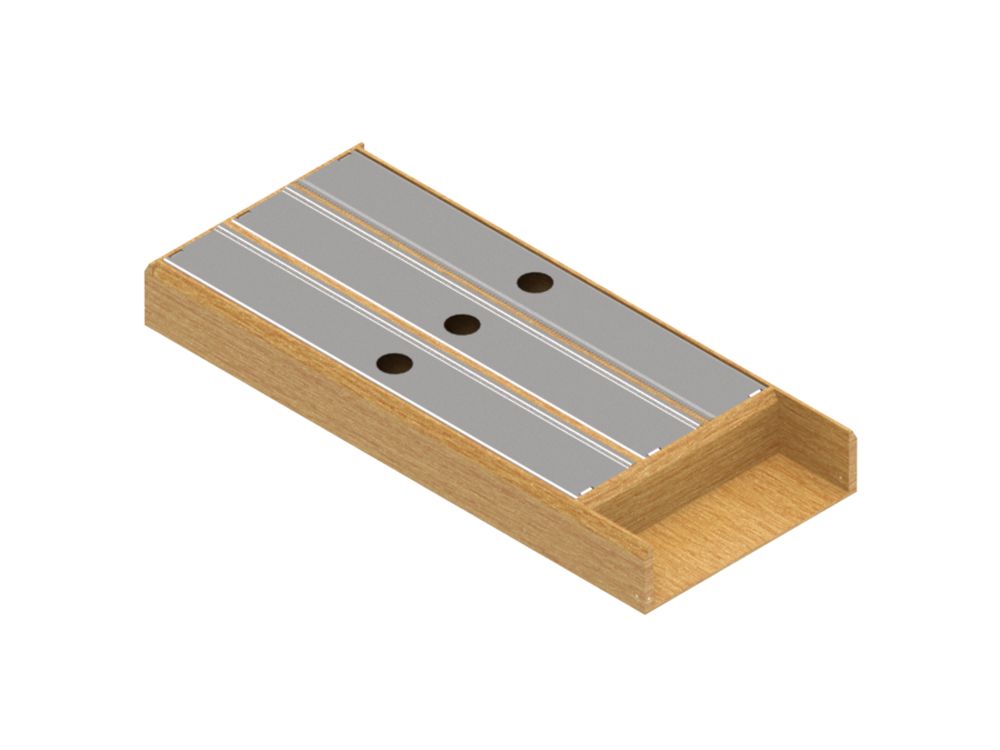Drawer insert wooden for folie