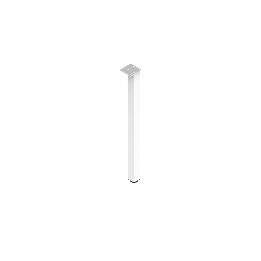 Leg furniture Aluminium square 46/46