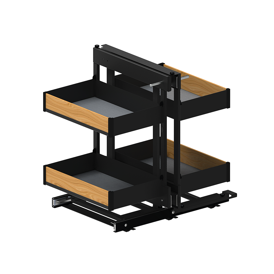 Corner Comfort Line Maxima PURO Black/Oak