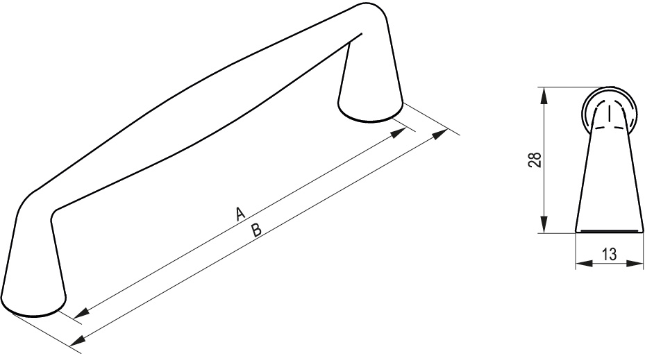 Kalustekahva LINEA