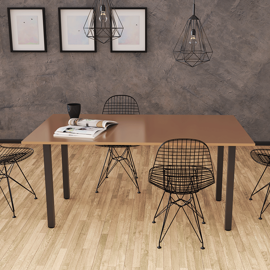 Leg furniture Aluminium square 46/46