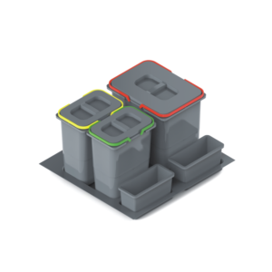 Waste container PRAKTIKO 60 triple