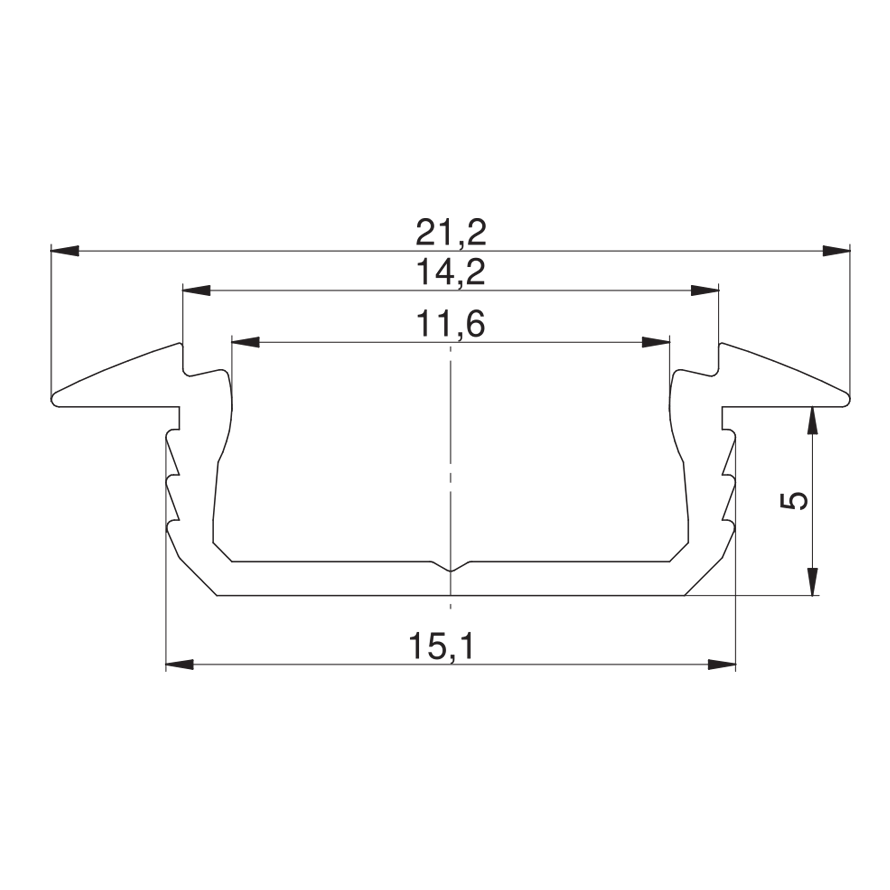 LUMINO LED profile inset