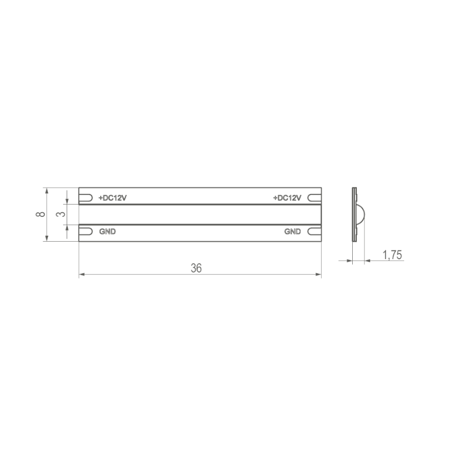 SHINE Strip COB 8 mm