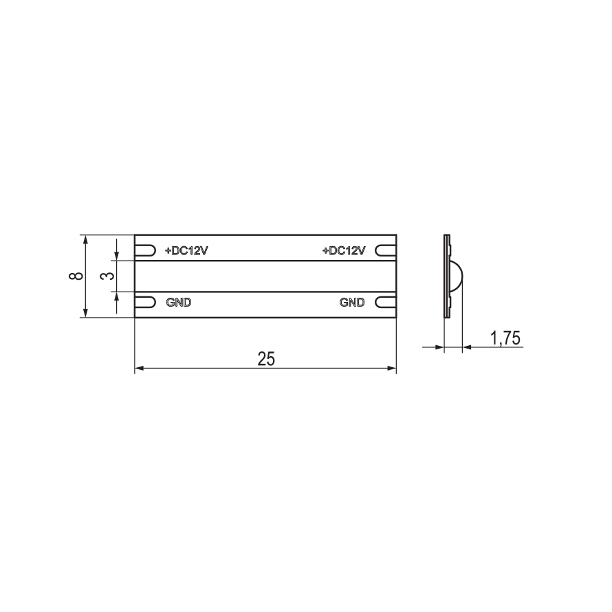 SHINE Strip LED COB 12W/M