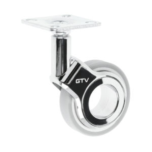 Mööblirullik GTV GIRA, H=94 mm, fi60 mm, ilma pidurita, plastik + teras