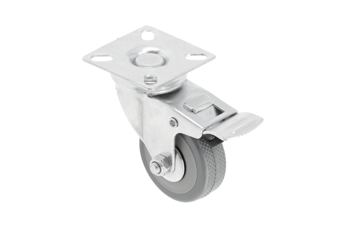 Furniture wheel GREYROLL, 50 mm, with brakes