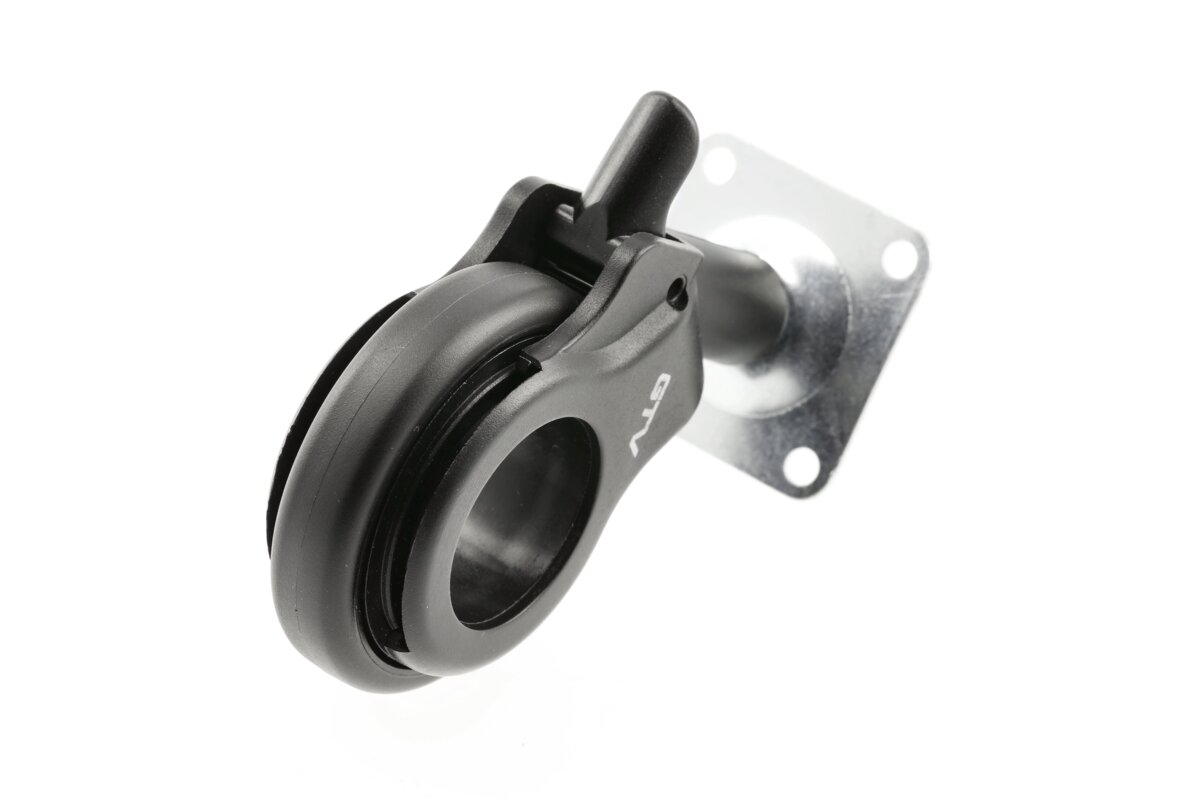 Furniture roller GTV STRADA, H=92,5 mm, dia60 mm, braked, plastic + steel, black