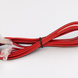 Transparent connectors for COB LED strips with cable 2 m