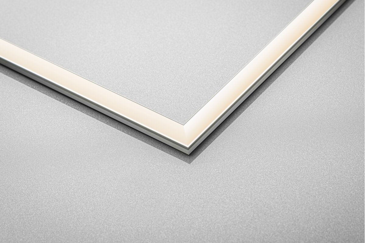 Transparent corner connector for COB LED strips