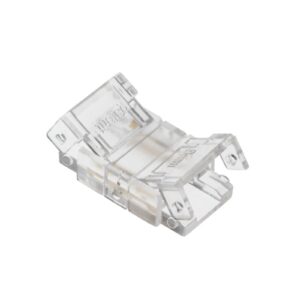 Transparent connector for COB LED strips 8mm