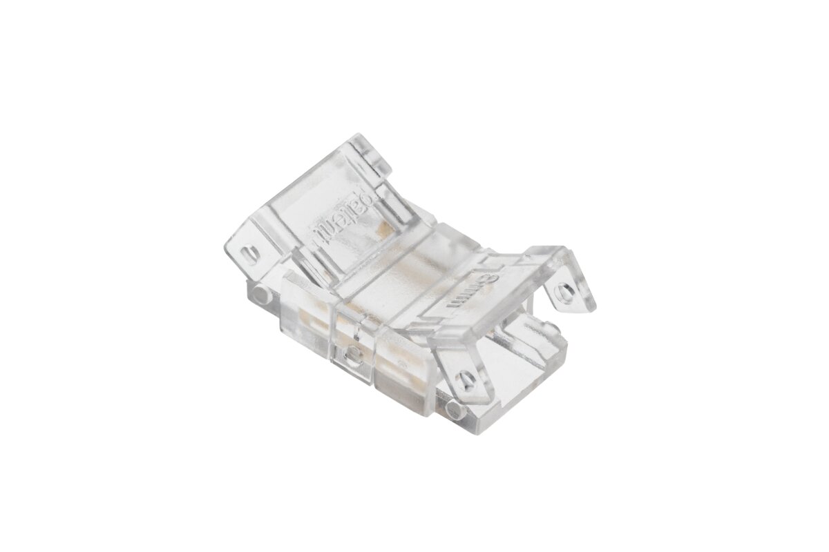 Transparent connector for COB LED strips 8mm