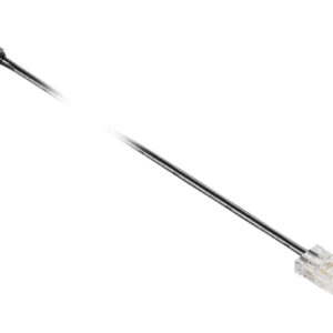 Transparent connectors for COB LED strips with cable 2 m, mini AMP male