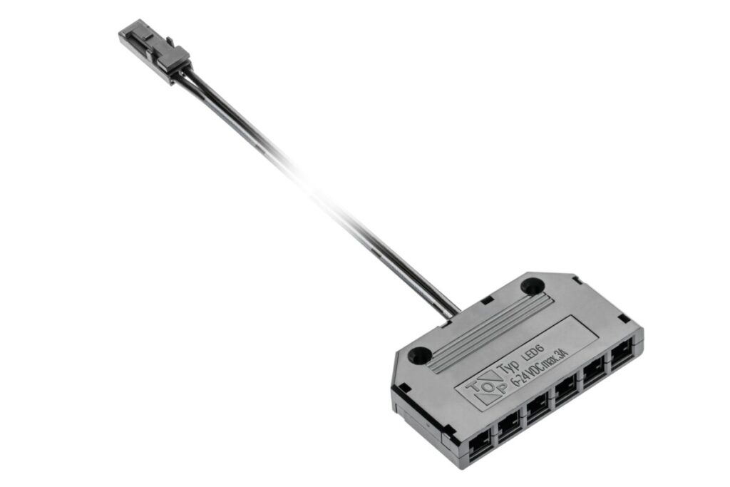 Jaotur 6 x mini AMP, 2 m