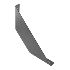 Опора полки FLAT, 20×20 см, чёрный матовый