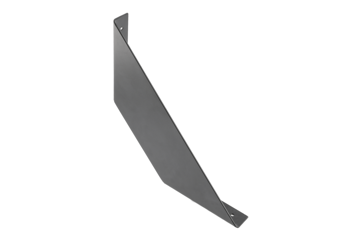 Shelf support FLAT, 20×20 cm, black mat