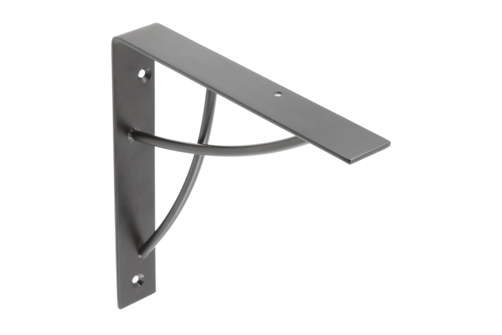 Shelf support NEO, 18×18 cm, black mat