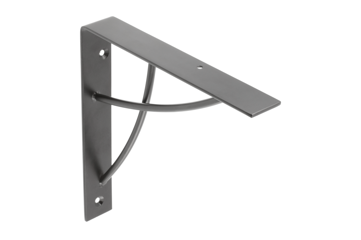 Shelf support NEO, 18×18 cm, black mat