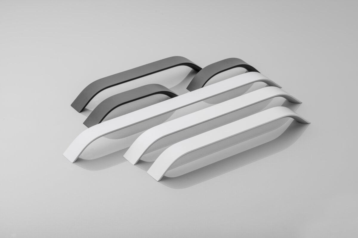 Aluminium handle 337 C=160mm aluminium