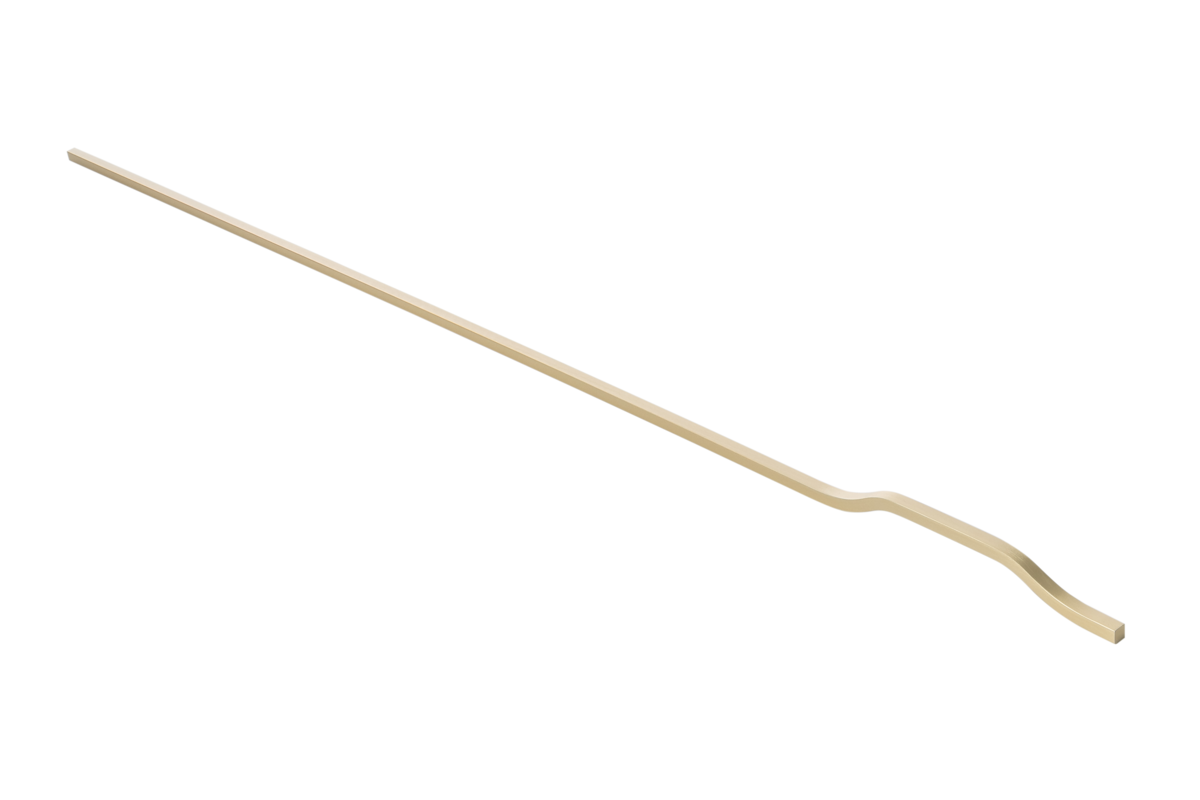 Furniture handle GTV GRAVEL, C=3×352 mm, L= 1200 mm, Al