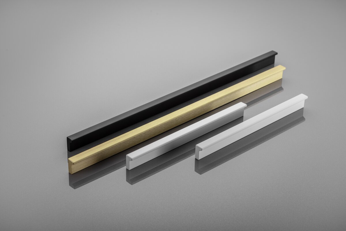 Furniture handle GTV PILLAR, C=160 mm, L=190 mm, Al