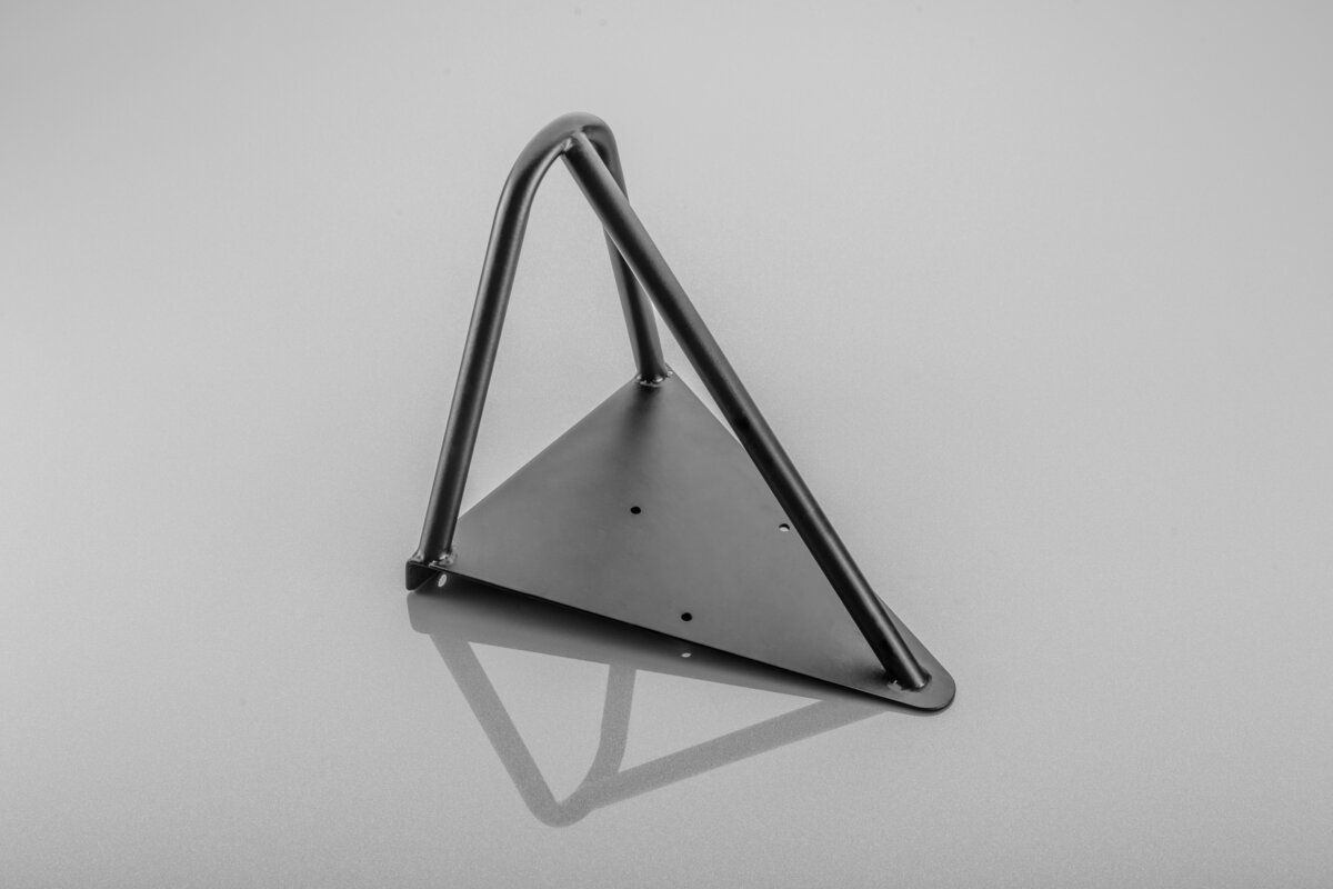 Shelf support WIRE, 18×16 cm, black mat