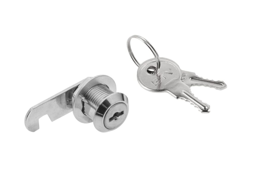 Box lock 103 cylinder 20mm (chrome-plated), steel wrench