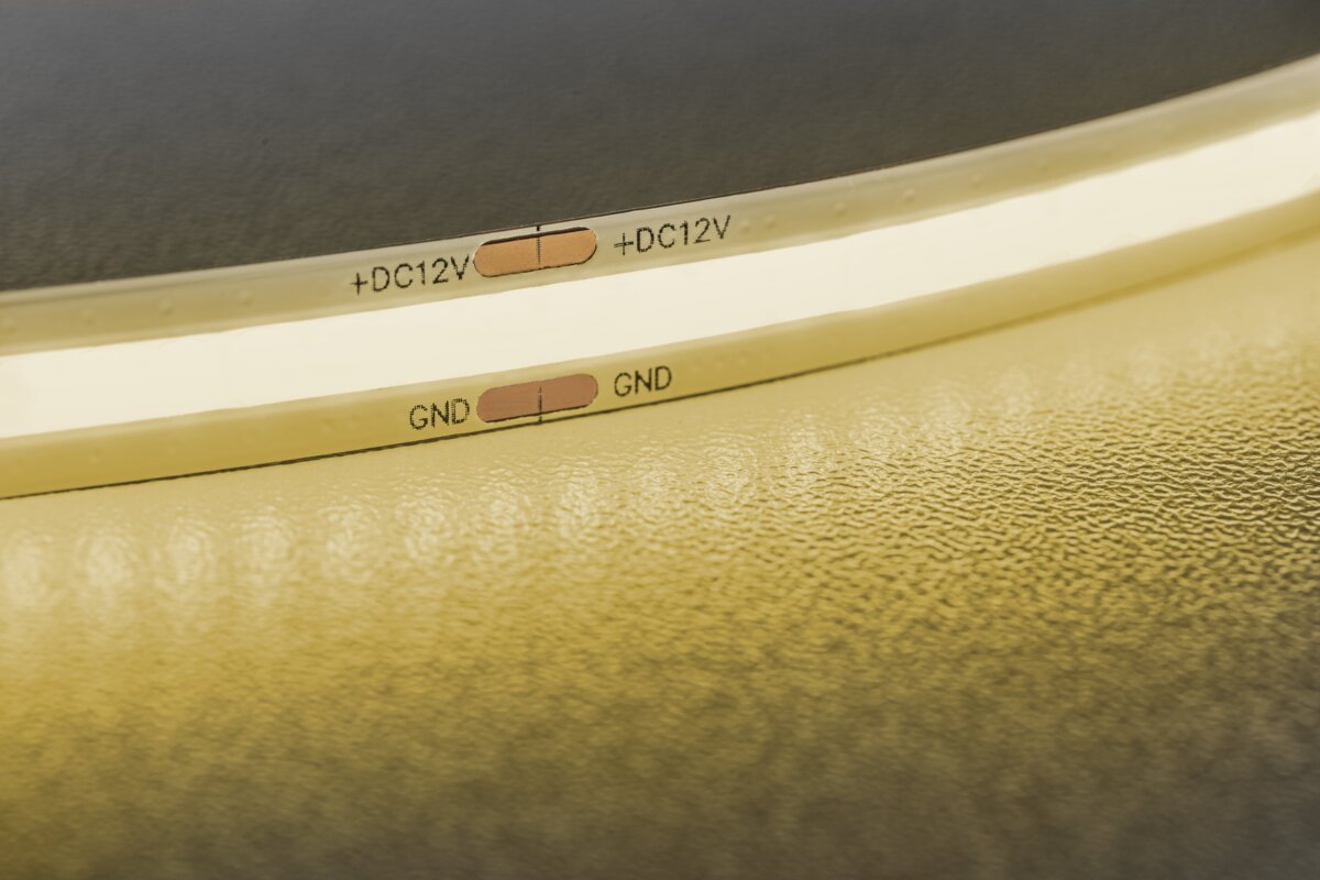 LED strip COB, DC12V, 480LED/m, 11 W/m, 750 lm/m, 2700K, IP20, roll 5 m