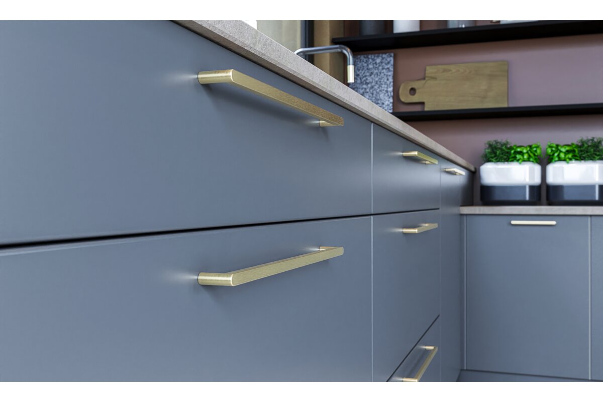 Furniture handle GTV NYXA, ZnAl