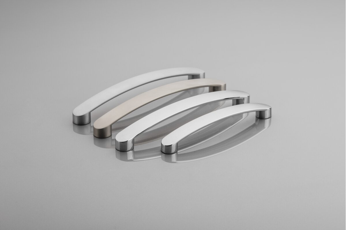 Zamak handle GENUA C=160mm aluminium