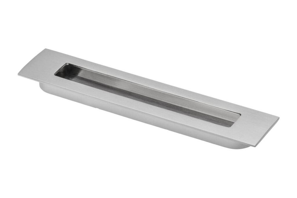 Zamak handle E6 C=160mm aluminium
