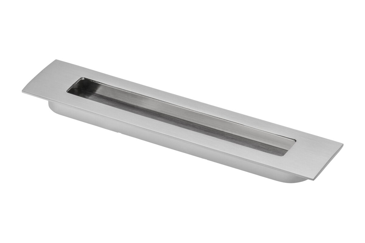 Zamak handle E6 C=160mm aluminium
