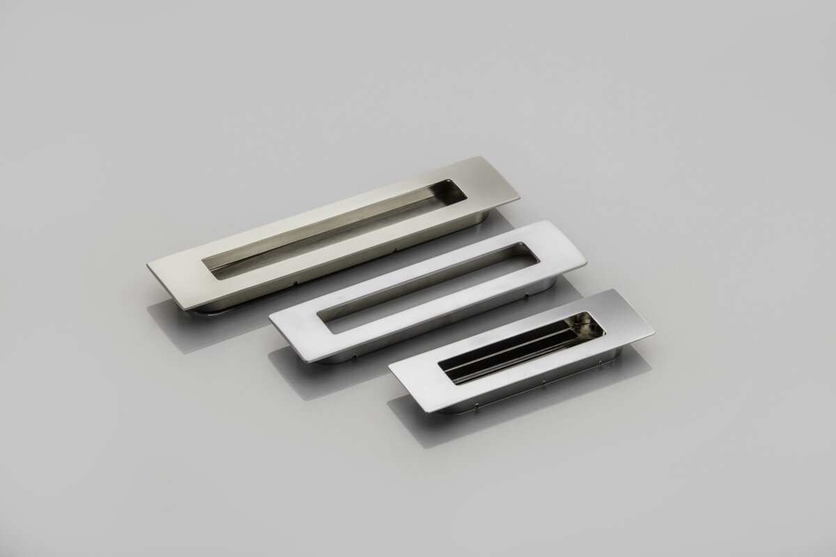 Zamak handle E6 C=160mm aluminium