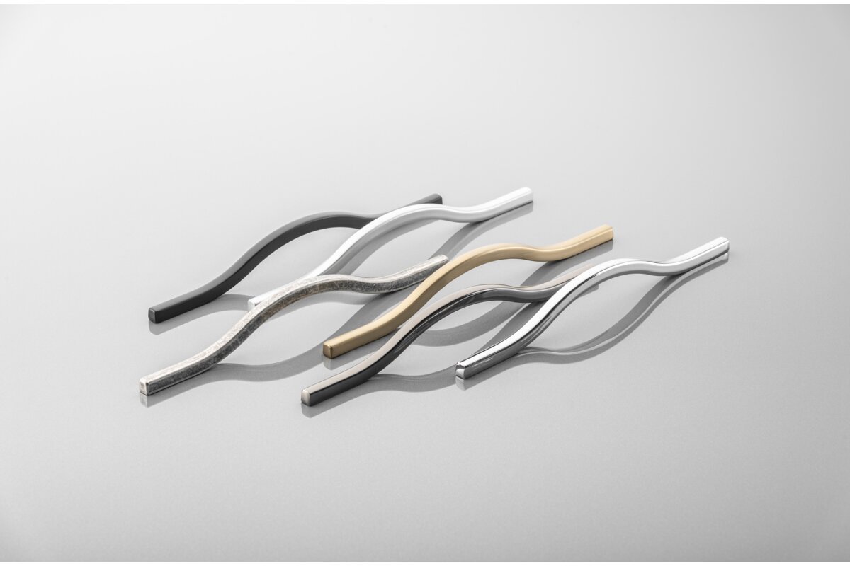 Zamak handle VITO C=288 mm antique silver (OS)